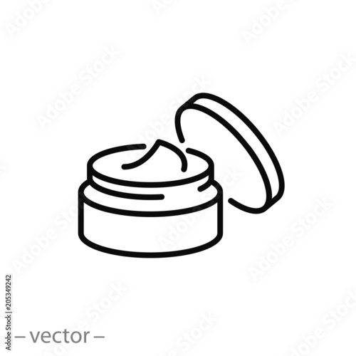 cosmetic cream icon vector