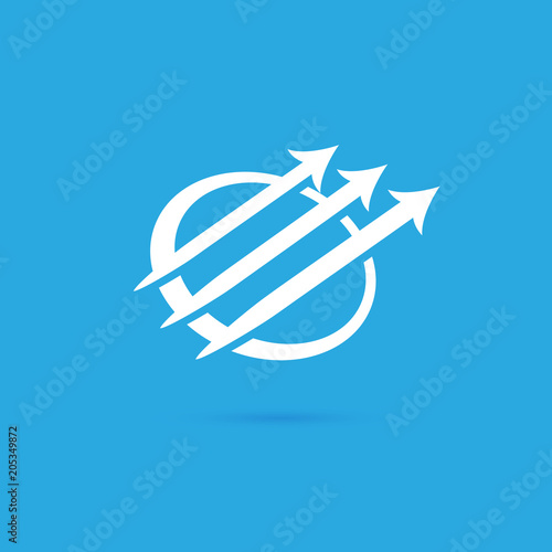 Logo design broker vector template.