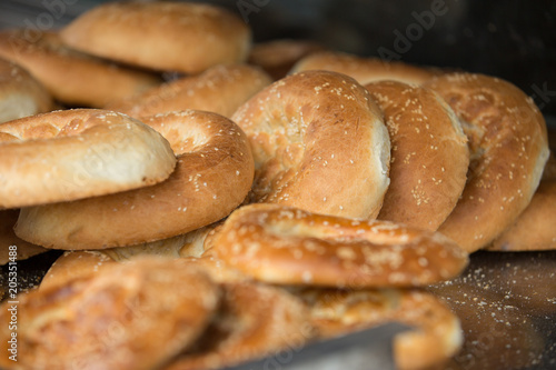 bunch of naan flat breads closeup