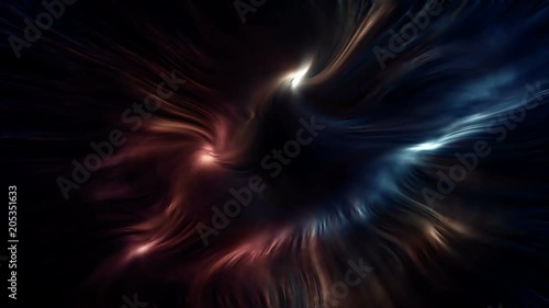 Colorful exotic emission in a dark background