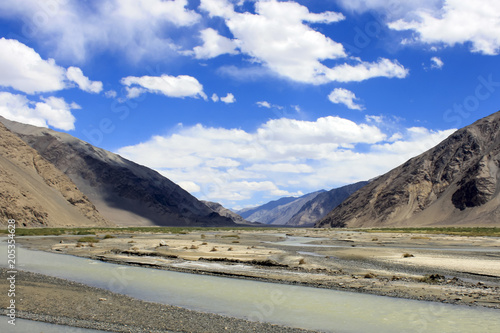 the valley of the mountain river