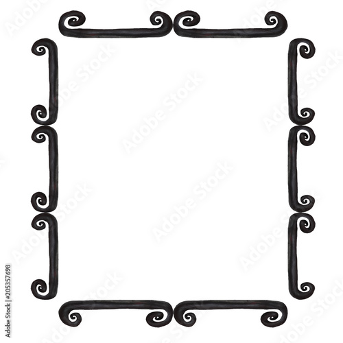 3D decorative victorian rustic hand made frame