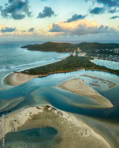 Noosa Spit Sunset, Australia photo