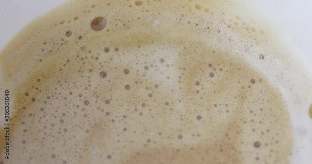 Latte foam - extreme close up Latte foam - extreme close up