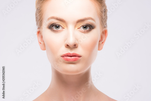 girl with beautiful make-up