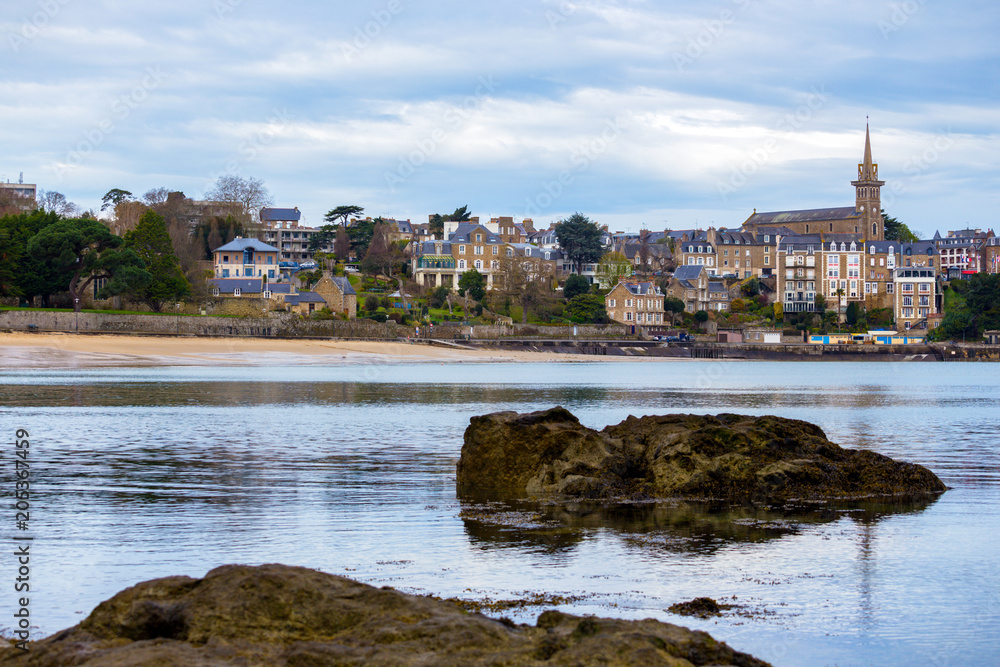 view of the famous French resort town Dinard