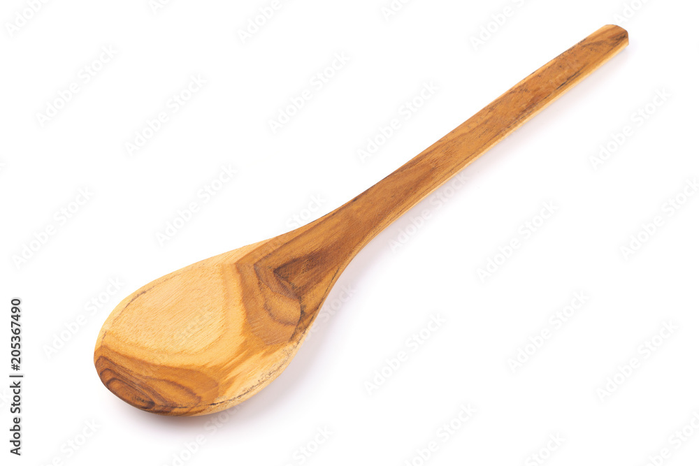 Wooden Spoon isolated on a white background Wooden Spoon isolated on a white background