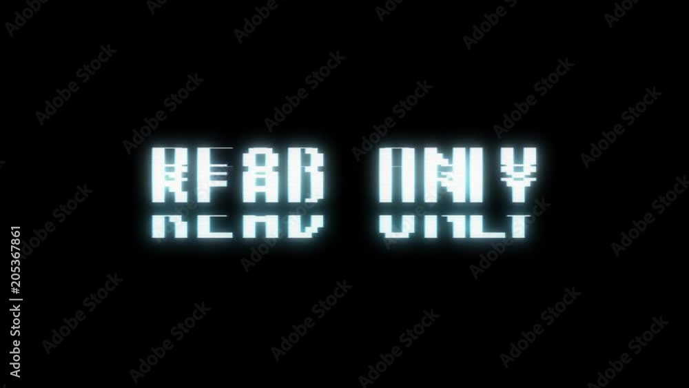 retro videogame READ ONLY word text computer tv glitch interference noise screen animation seamless loop New quality universal vintage motion dynamic animated background colorful joyful video m retro videogame READ ONLY word text computer tv glitch interference noise screen animation seamless loop New quality universal vintage motion dynamic animated background colorful joyful video m