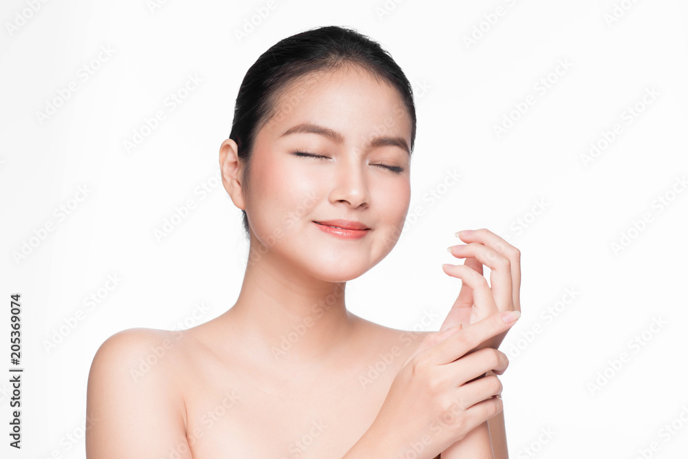 Youth and Skin Care Concept. Beauty Spa Asian Woman with perfect skin Portrait. Youth and Skin Care Concept. Beauty Spa Asian Woman with perfect skin Portrait.