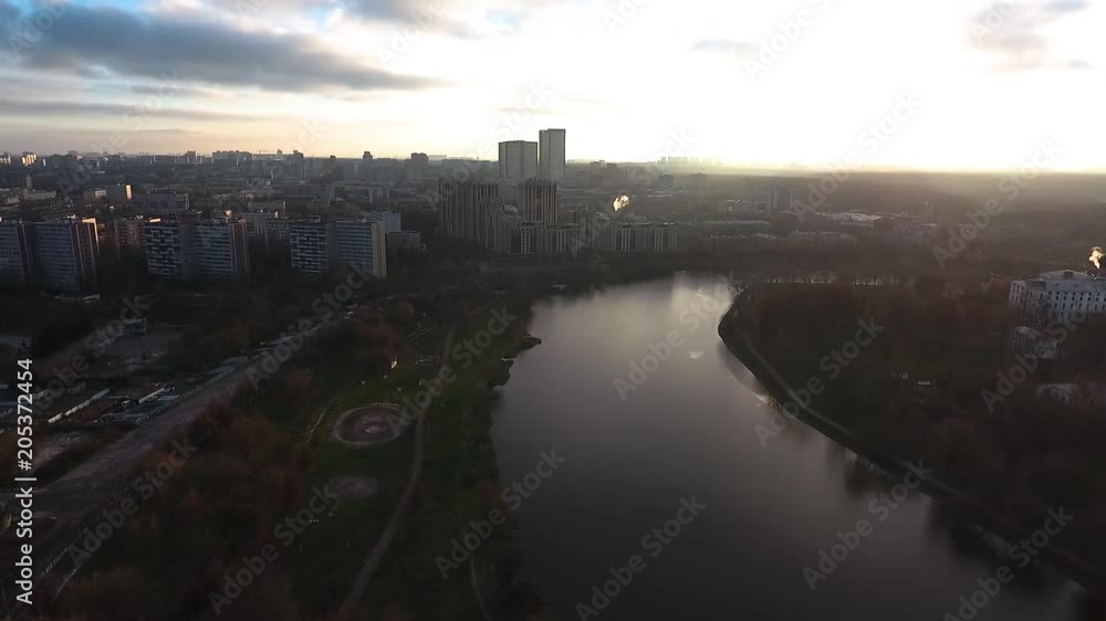Aerial View of Architectural Complex Kremlin in Izmailovo, Moscow, Russia Aerial View of Architectural Complex Kremlin in Izmailovo, Moscow, Russia