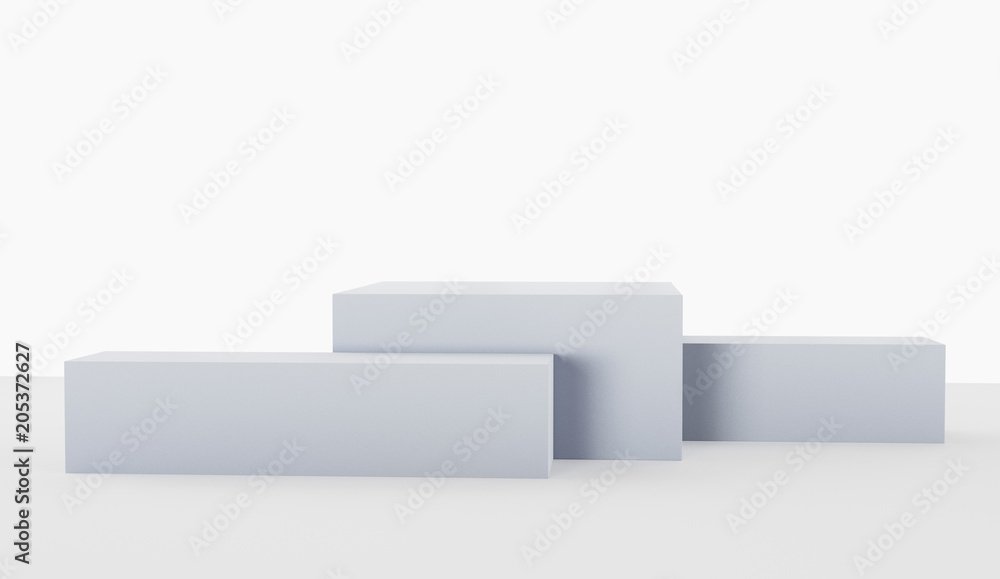 Blank Product Display Or Podium. 3D rendering Blank Product Display Or Podium. 3D rendering