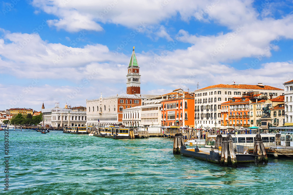 Embankment In Venice. Italy