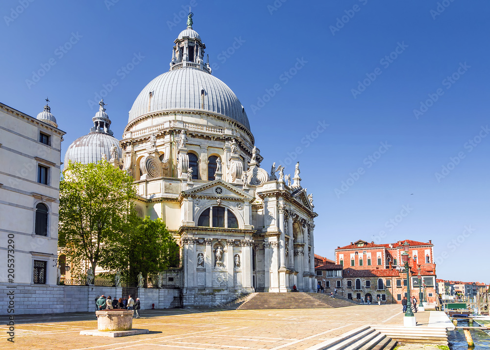 Basilica of the Virgin Mary in Venice. Italy