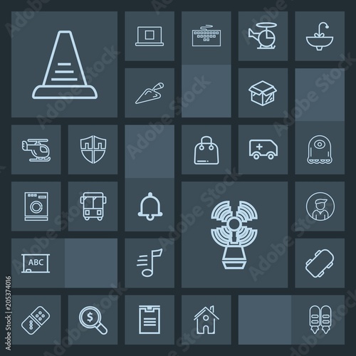 Modern, simple, dark vector icon set with up, boy, man, board, sea, skateboard, concept, black, male, melody, chalkboard, white, estate, tune, row, seamark, home, alert, house, bell, musical,  icons