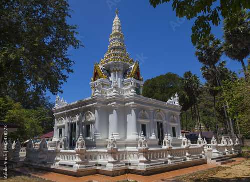 Buddhist Nai Harn temple . Phuket island, Thailand.