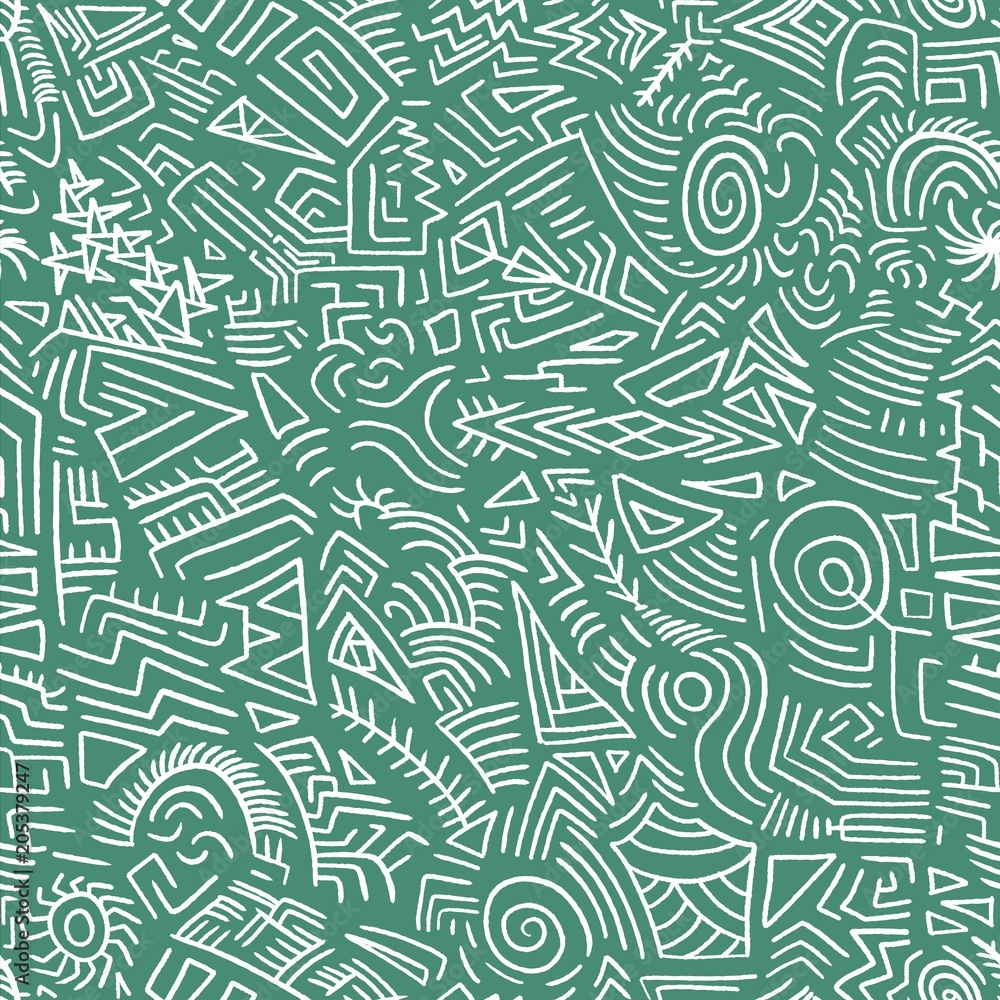 Quirky doodle texture