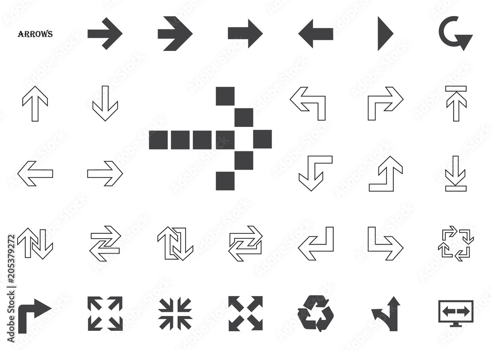 Dotted right arrow icon. Arrow vector illustration icons set. Dotted right arrow icon. Arrow vector illustration icons set.