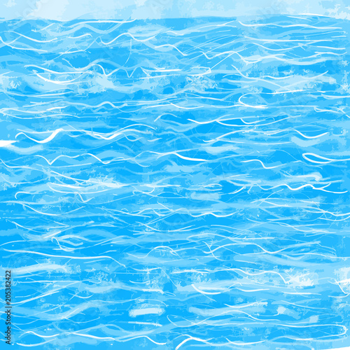 Abstract water background drawing