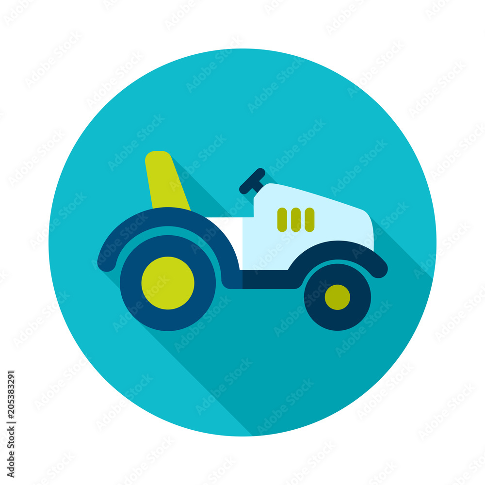 Naklejka premium Tractor icon. Farmer machine