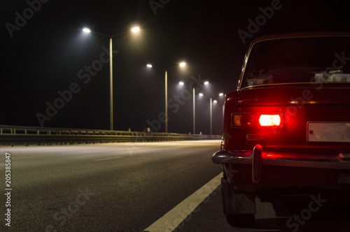  car on the night route