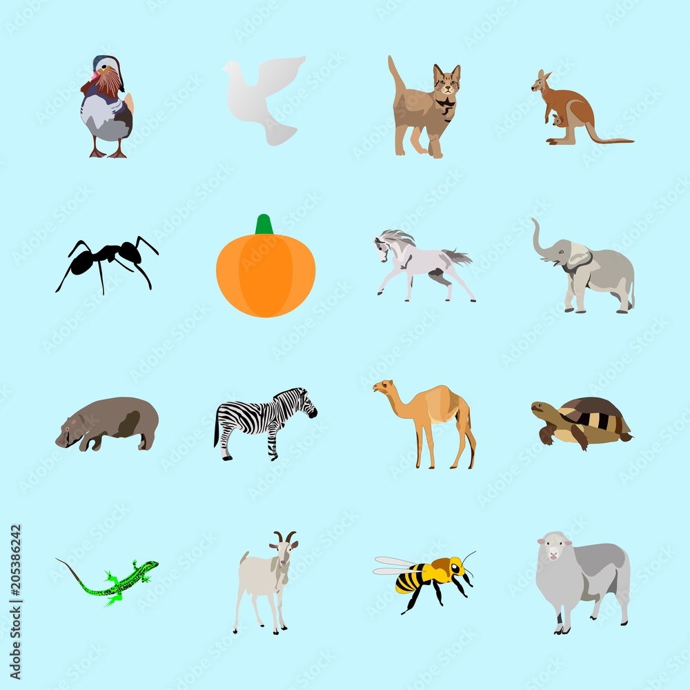 animals icons set animals icons set