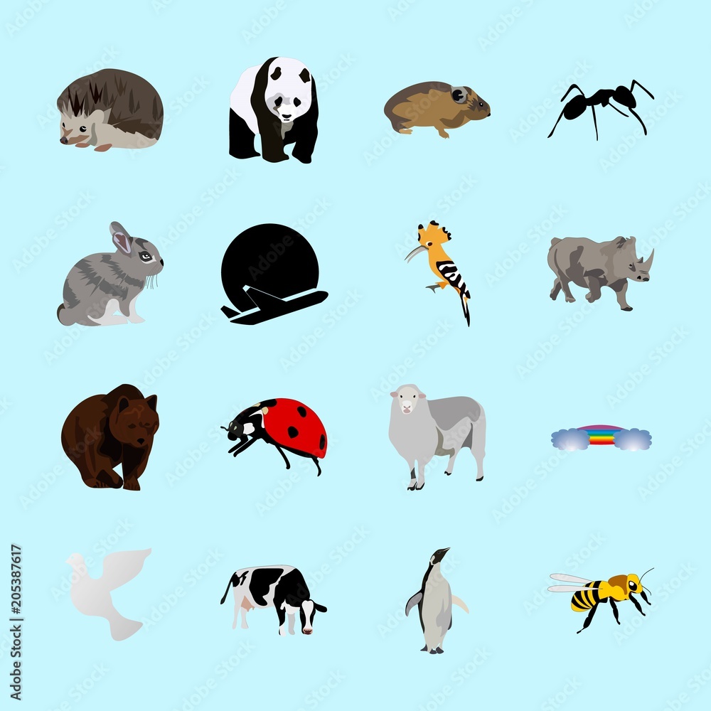 animals icons set animals icons set