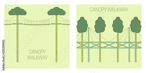 Canopy walk way.