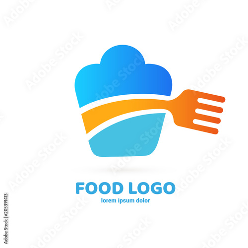 Business food and drink concept. Vector cutlery illustration