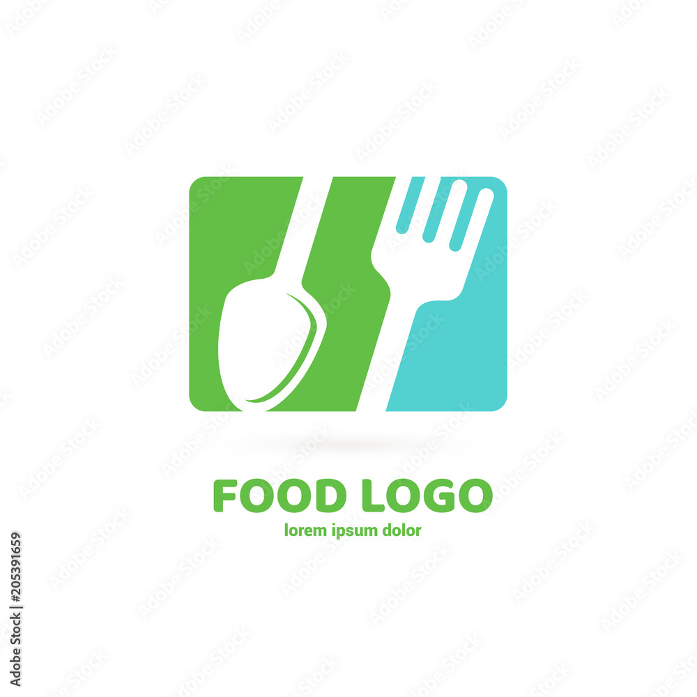 Fototapeta premium Business food and drink concept. Vector cutlery illustration