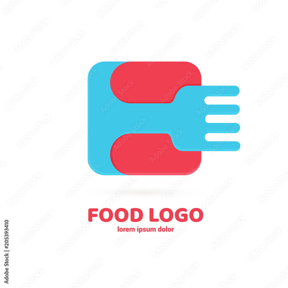 Business food and drink concept. Vector cutlery illustration Business food and drink concept. Vector cutlery illustration