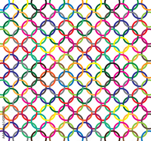 Color rings pattern