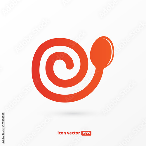 Business food and drink concept. Vector cutlery illustration