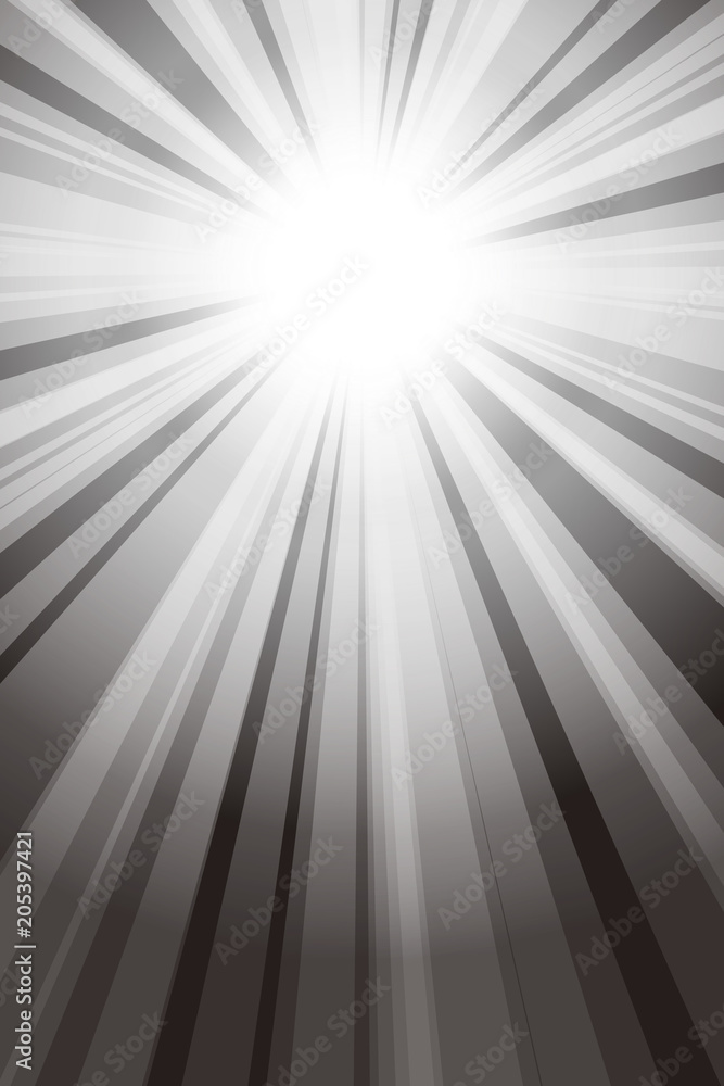 背景素材壁紙 太陽光 光 ビーム 光線 放射光 輝き 煌めき 集中線 放射線 爆発 フレア 眩しい 発光 キラキラ ビーム 光線 放射光 Vector De Stock Adobe Stock