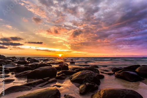 golden hour at the beach