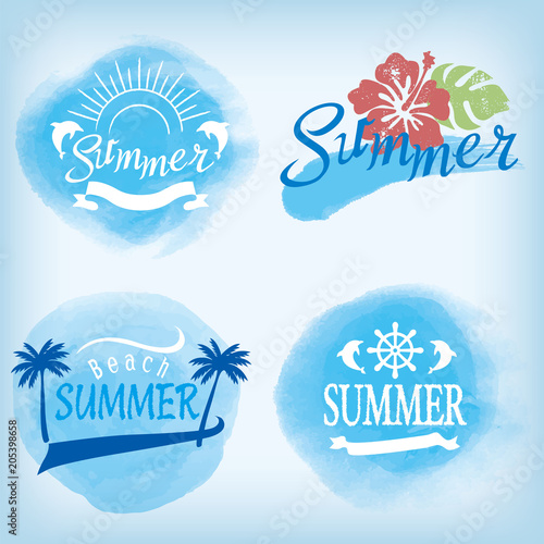サマー 夏ロゴ