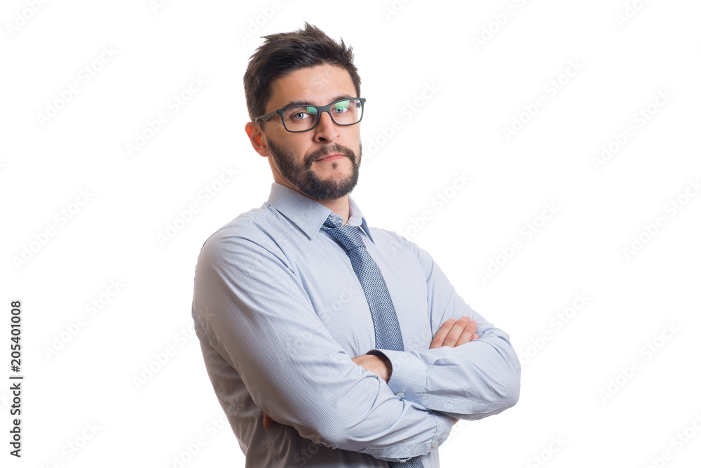 Portrait of young bearded man Portrait of young bearded man