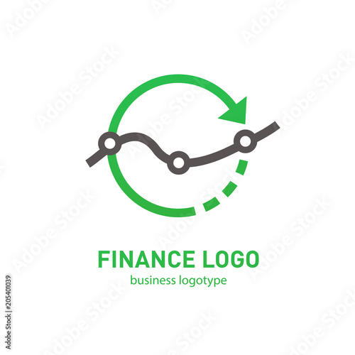 Illustration of business logotype bidding and auction.