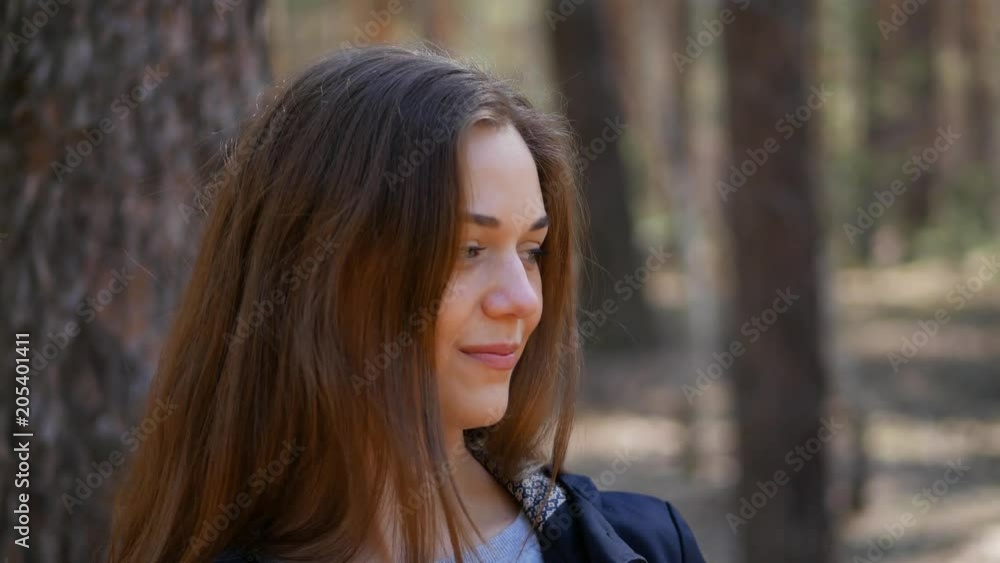 Portrait of young beautiful woman looking at camera Portrait of young beautiful woman looking at camera