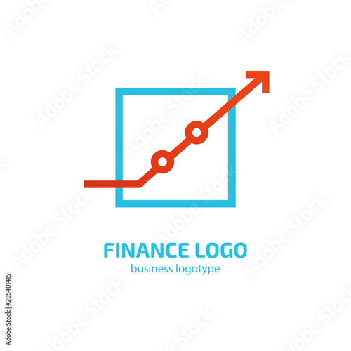 Illustration of business logotype bidding and auction.