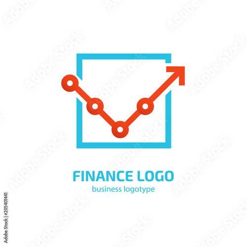 Illustration of business logotype bidding and auction.