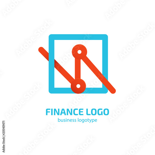 Illustration of business logotype bidding and auction.