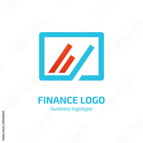 Illustration of business logotype bidding and auction.