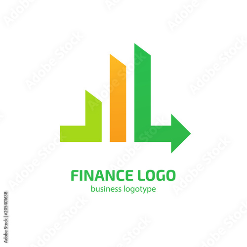 Illustration of business logotype bidding and auction.