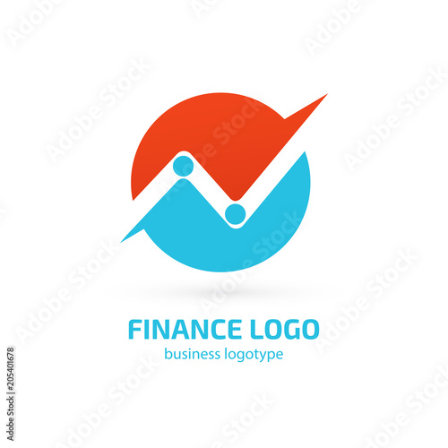 Illustration of business logotype bidding and auction.