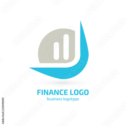 Illustration of business logotype bidding and auction.