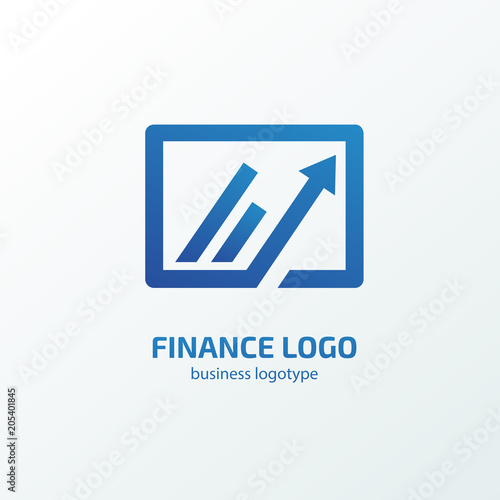 Illustration of business logotype bidding and auction.