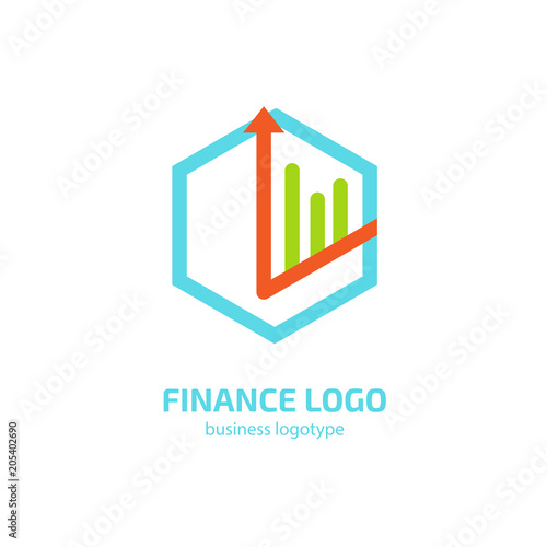 Illustration of business logotype bidding and auction.
