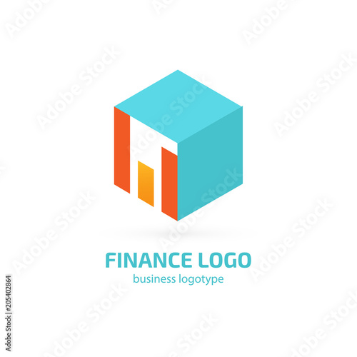 Illustration of business logotype bidding and auction.