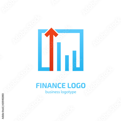 Illustration of business logotype bidding and auction.