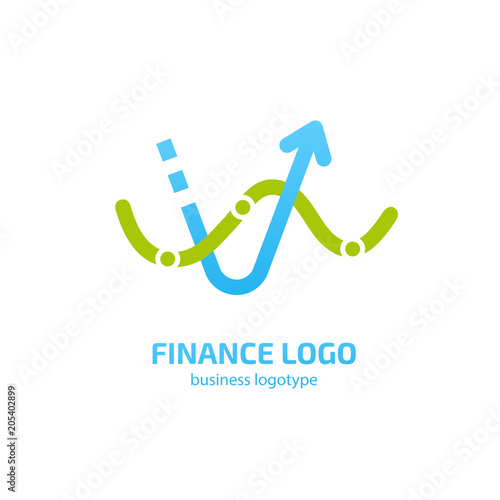 Illustration of business logotype bidding and auction.